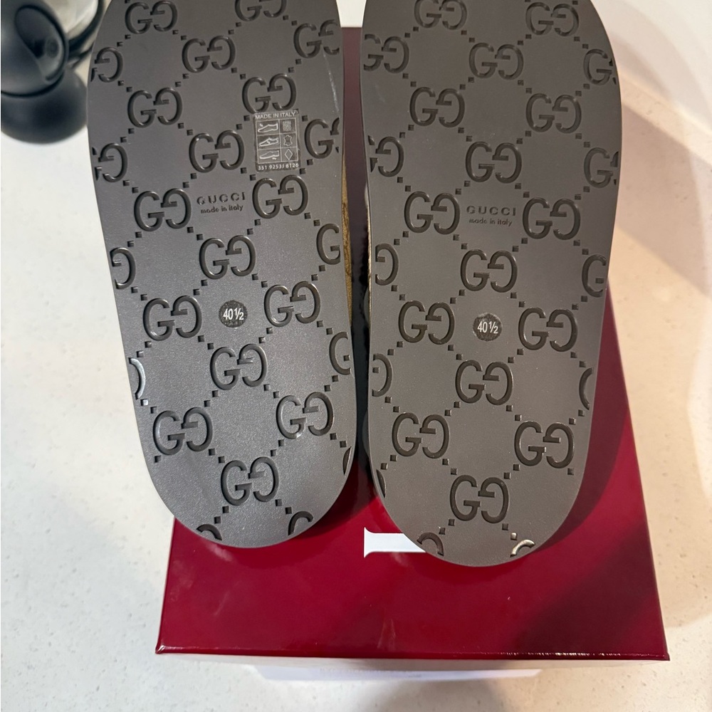 Gucci Canvas Monogram Mule/Loafers - Picture 3 of 6